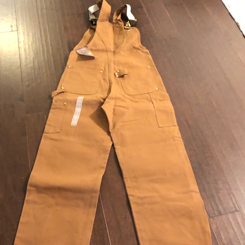 Carhartt Men's duck bib unlined